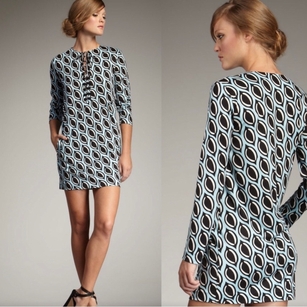 Diane Von Furstenburg Silk Nana Petal-Print Dress